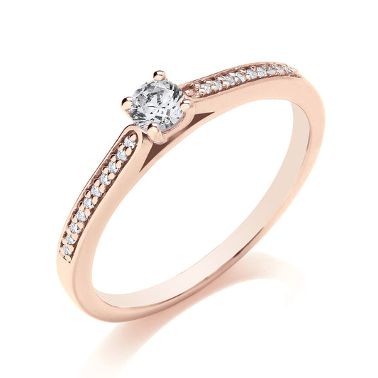CRG01 Round Engagement Ring