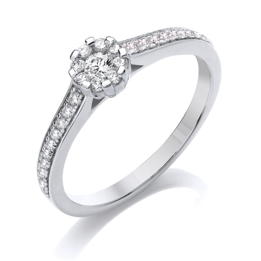 CRG02 Round Engagement Ring