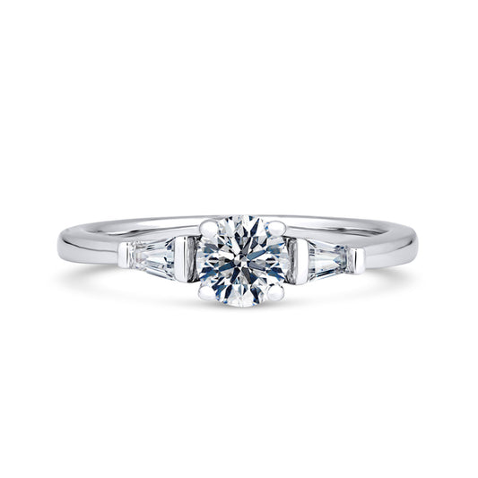 M3R04 Round Engagement Ring