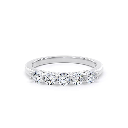 M5R01 Round Engagement Ring