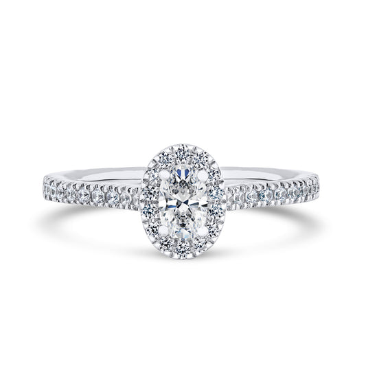 OHW03 Oval Engagement Ring
