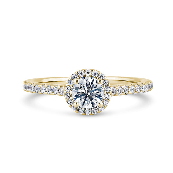 RHW01 Round Engagement Ring