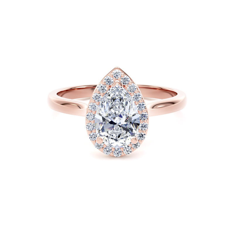DHP01 Pear Engagement Ring