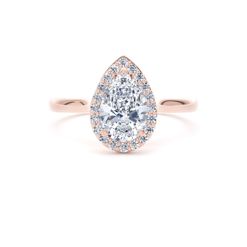 DHP01 Pear Engagement Ring