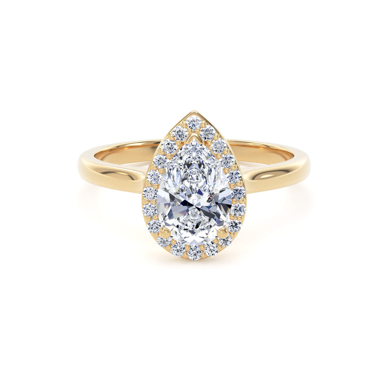 DHP01 Pear Engagement Ring