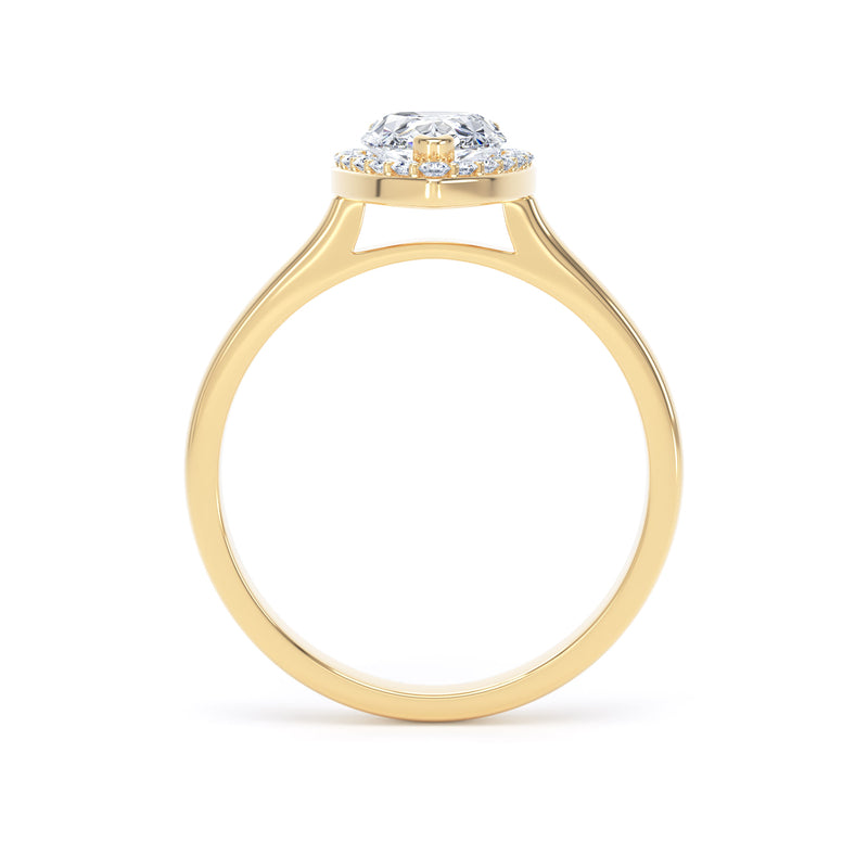 DHP01 Pear Engagement Ring