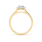 DHP01 Pear Engagement Ring