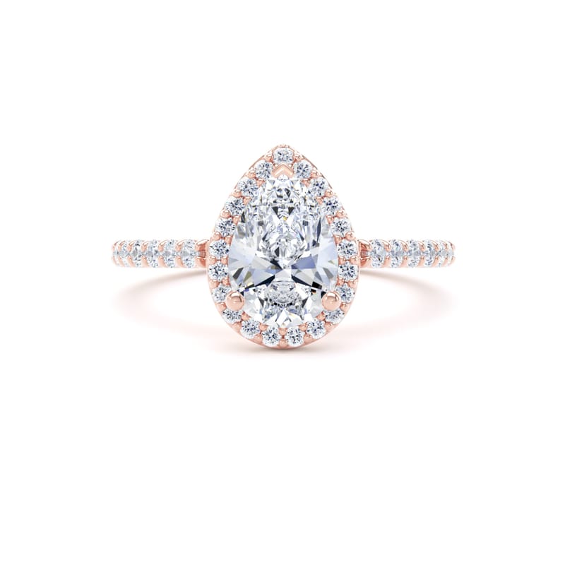 DHW01 Pear Engagement Ring