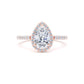 DHW01 Pear Engagement Ring