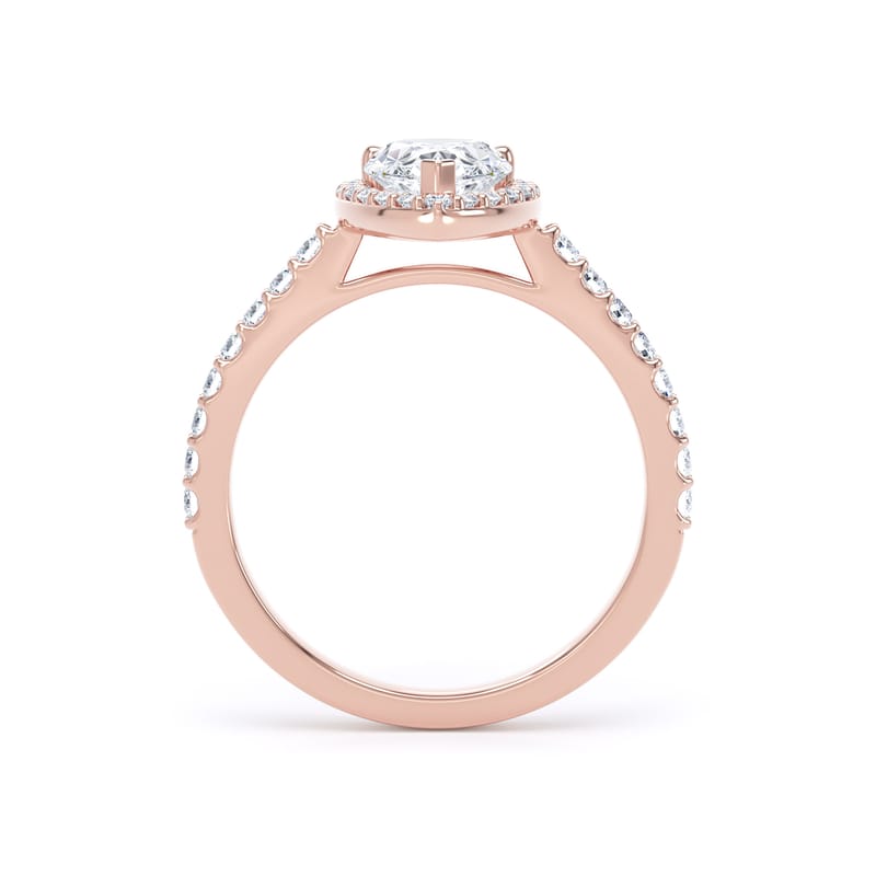 DHW01 Pear Engagement Ring