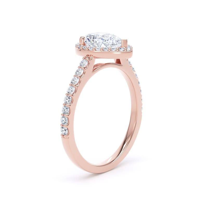 DHW01 Pear Engagement Ring