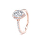 DHW01 Pear Engagement Ring