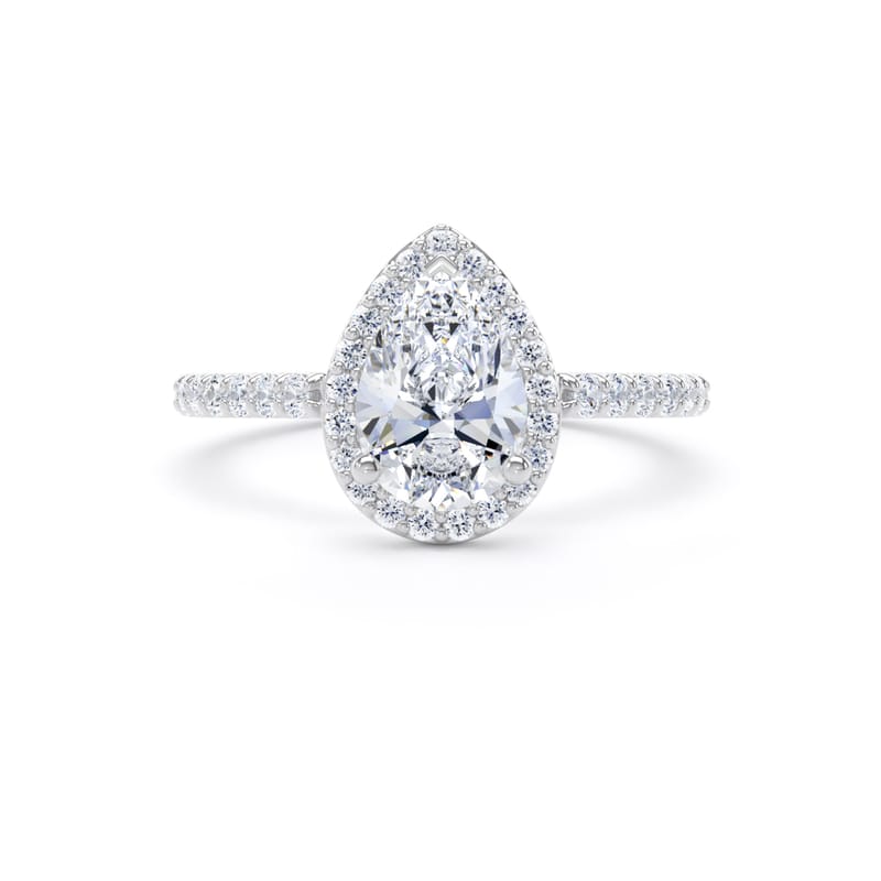 DHW01 Pear Engagement Ring