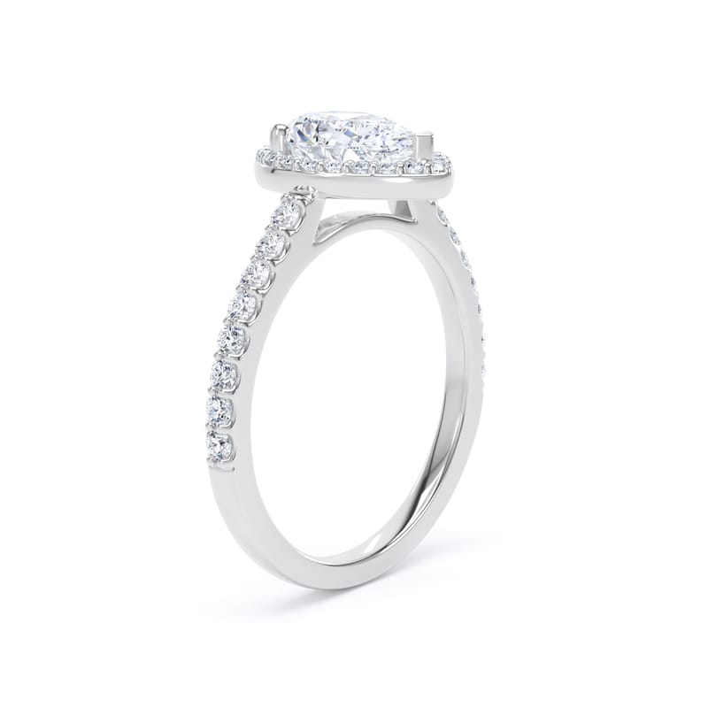 DHW01 Pear Engagement Ring