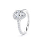 DHW01 Pear Engagement Ring