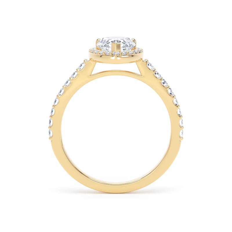 DHW01 Pear Engagement Ring