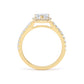 DHW01 Pear Engagement Ring