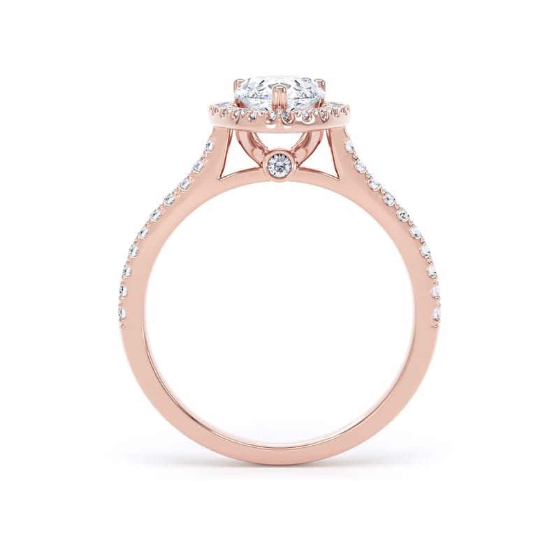 DHW02 Pear Engagement Ring