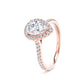 DHW02 Pear Engagement Ring