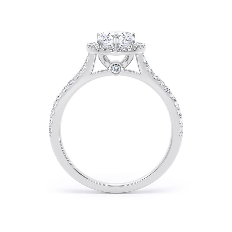 DHW02 Pear Engagement Ring