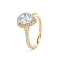 DHW02 Pear Engagement Ring