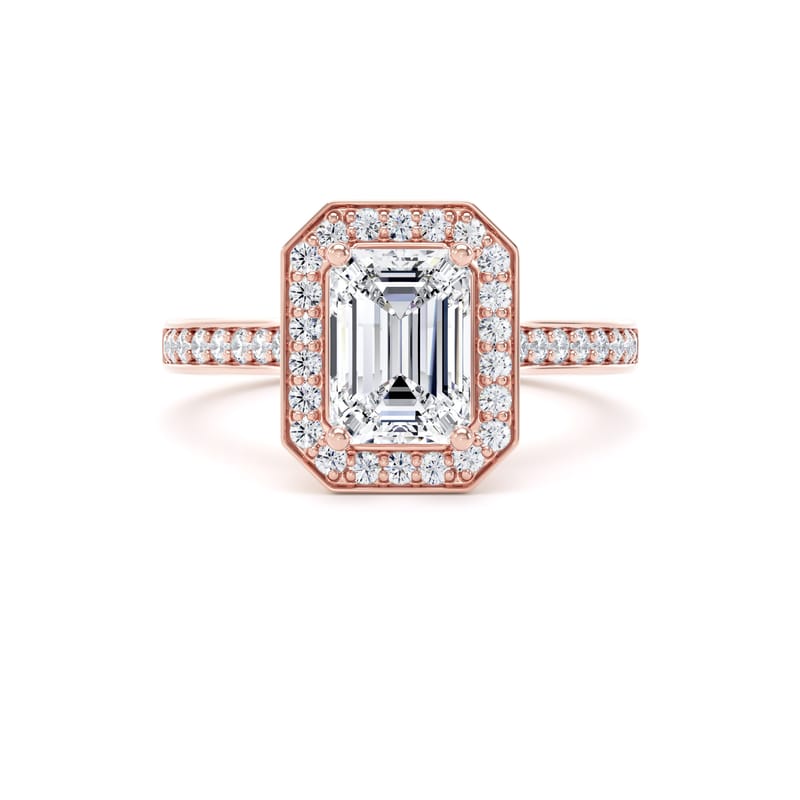 EHG01 Emerald Engagement Ring