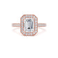 EHG01 Emerald Engagement Ring