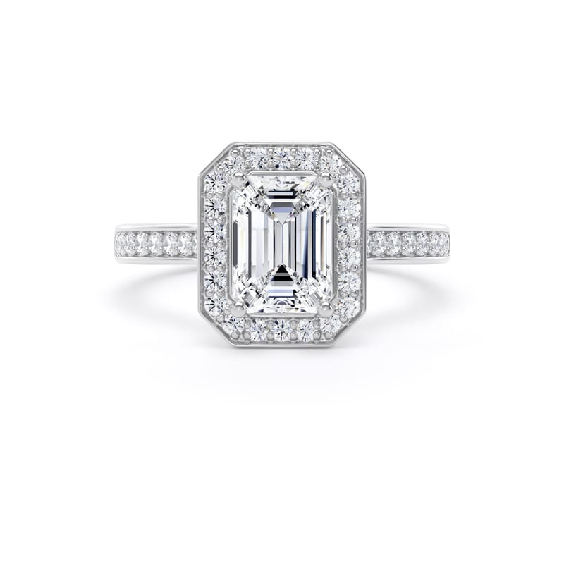 EHG01 Emerald Engagement Ring