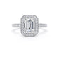 EHG01 Emerald Engagement Ring