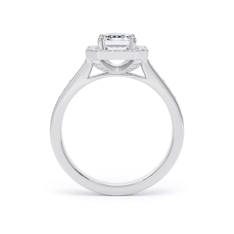 EHG01 Emerald Engagement Ring