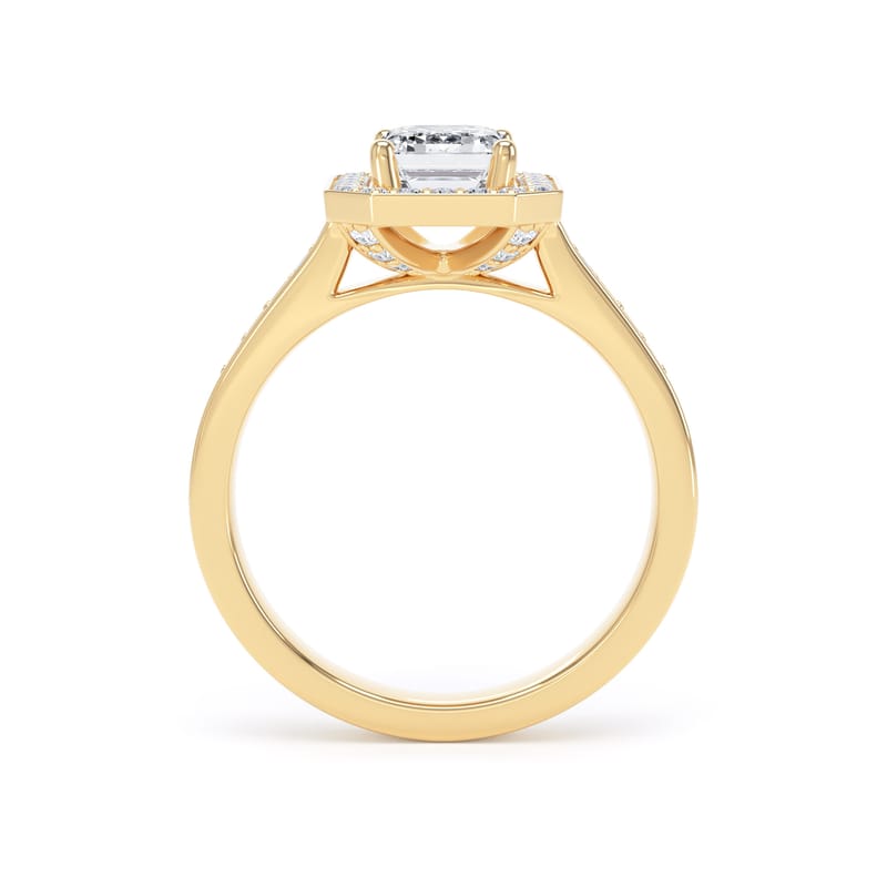 EHG01 Emerald Engagement Ring