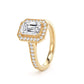 EHG01 Emerald Engagement Ring