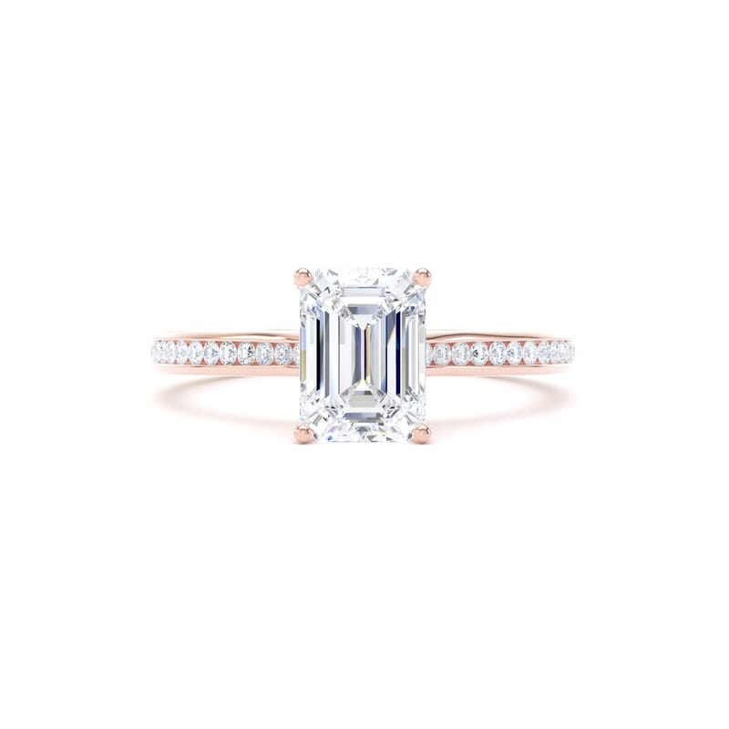 ESC01 Emerald Engagement Ring