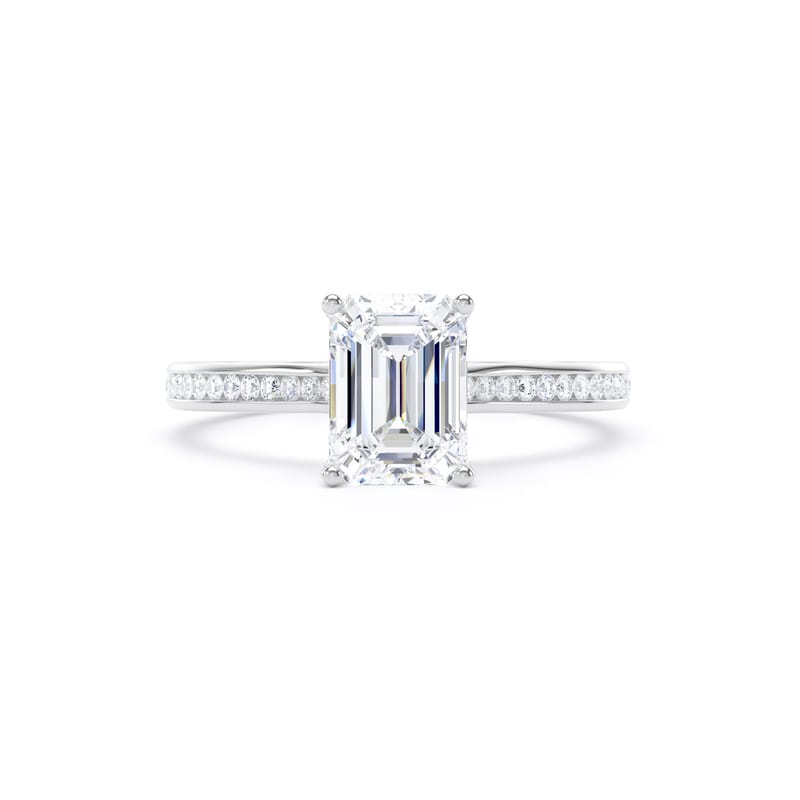 ESC01 Emerald Engagement Ring