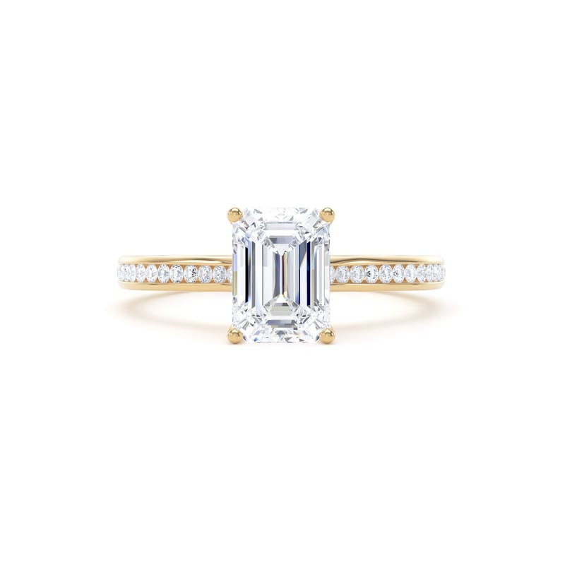 ESC01 Emerald Engagement Ring
