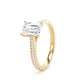 ESC01 Emerald Engagement Ring