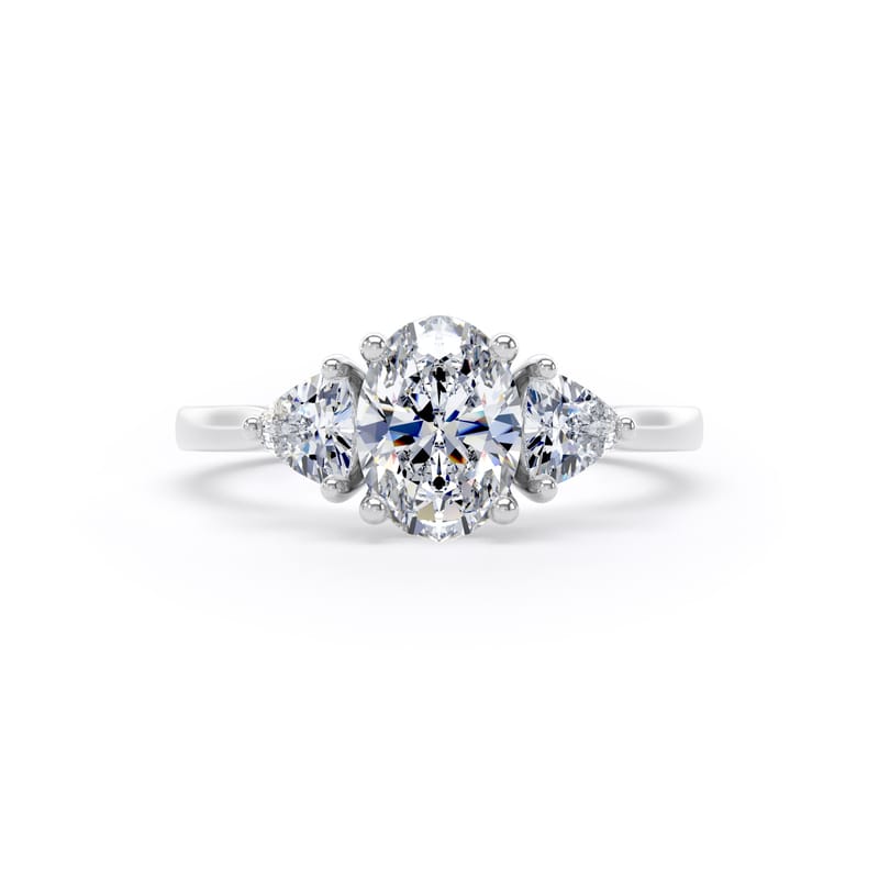 M3O02 Oval Engagement Ring