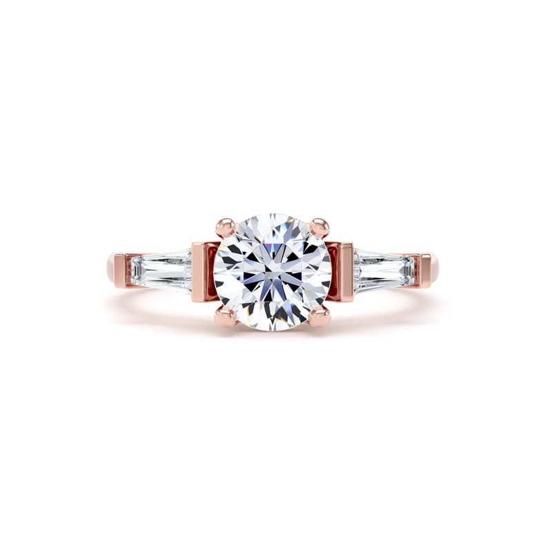 M3R04 Round Engagement Ring