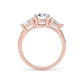 M3R04 Round Engagement Ring