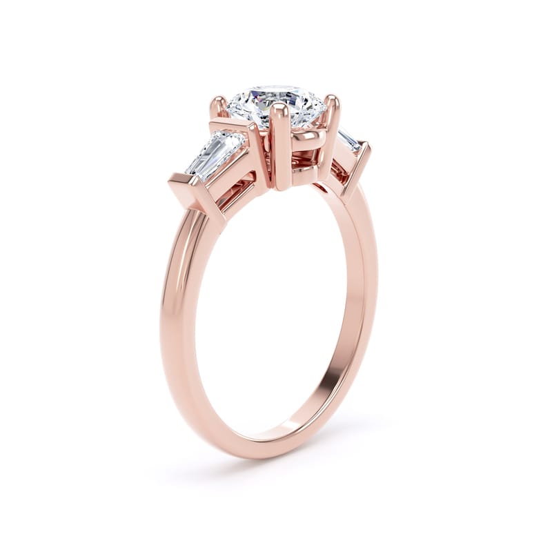 M3R04 Round Engagement Ring