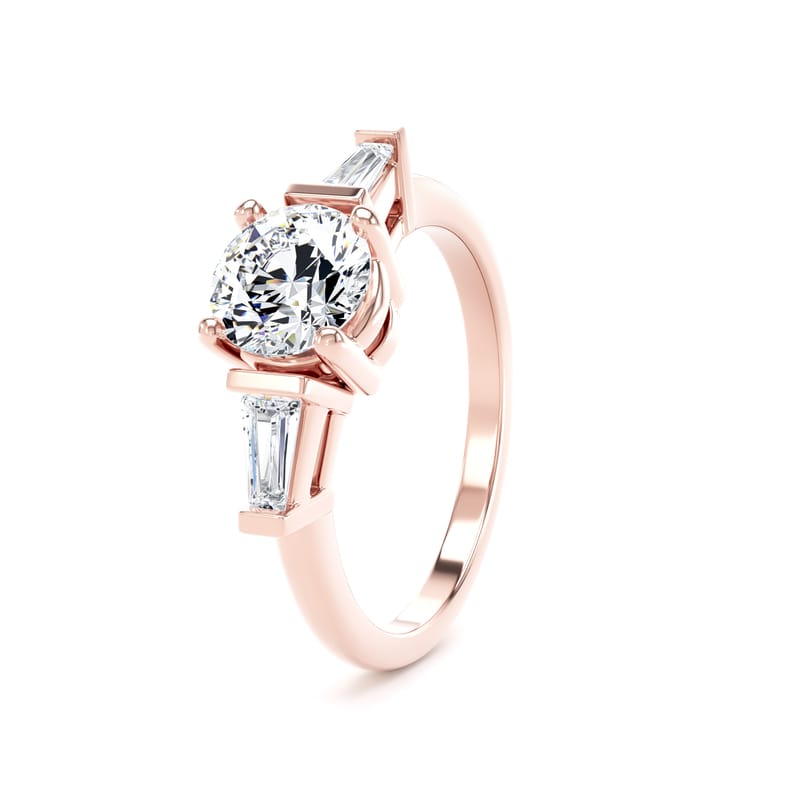 M3R04 Round Engagement Ring