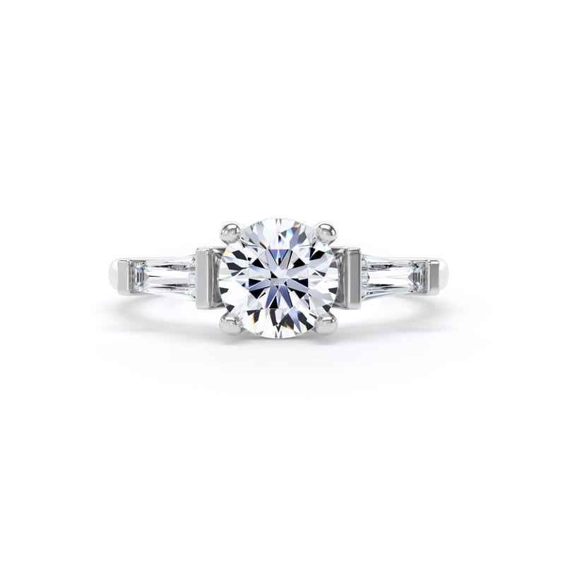 M3R04 Round Engagement Ring