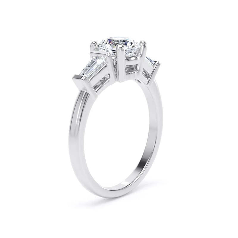 M3R04 Round Engagement Ring