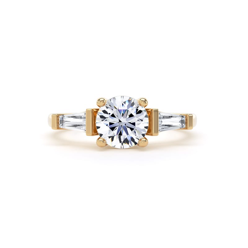 M3R04 Round Engagement Ring