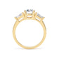 M3R04 Round Engagement Ring