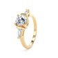 M3R04 Round Engagement Ring