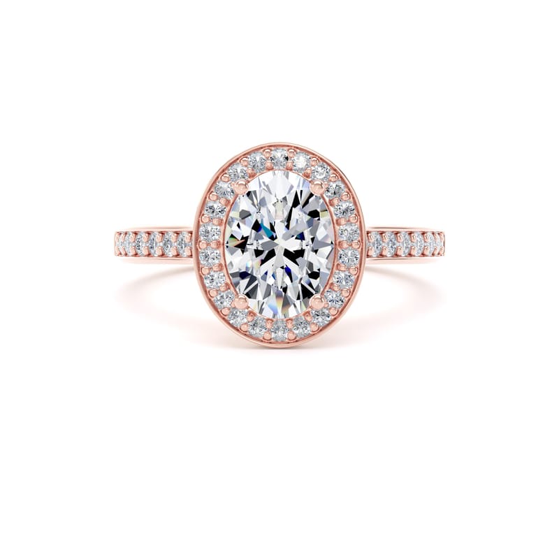 OHG01 Oval Engagement Ring