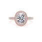 OHG01 Oval Engagement Ring