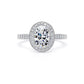 OHG01 Oval Engagement Ring