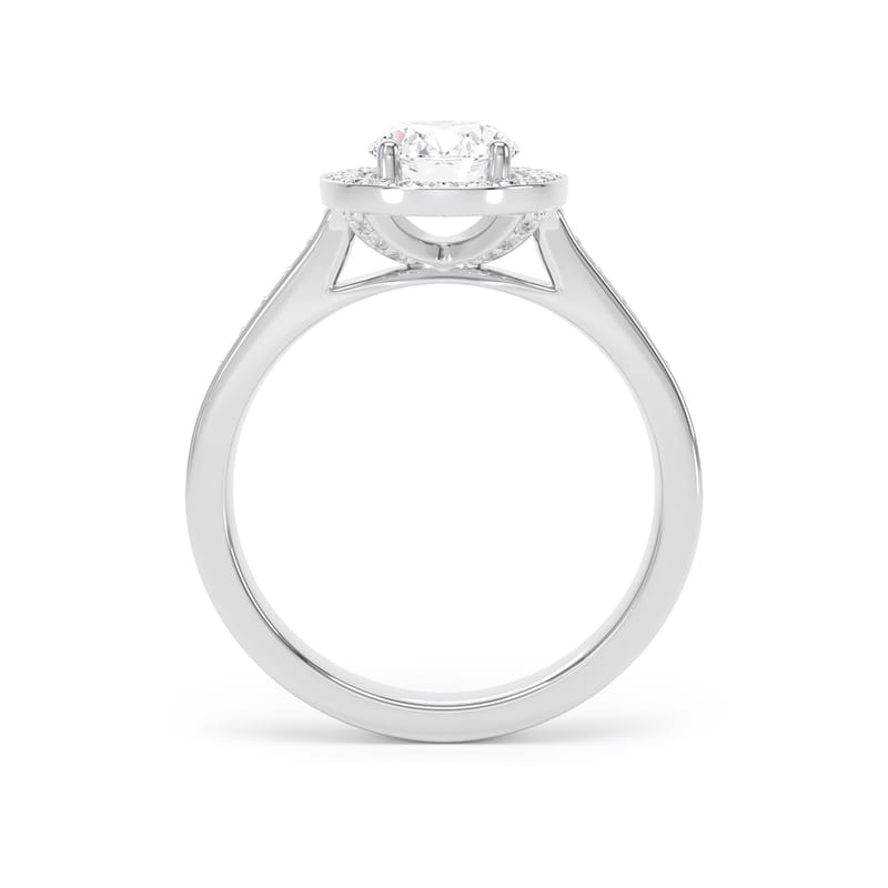 OHG01 Oval Engagement Ring